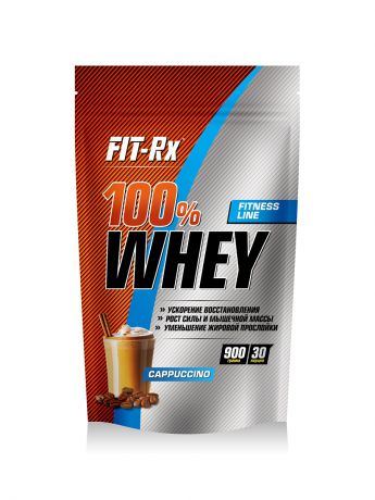 Протеин FIT-Rx Сывороточный протеин  100% Whey  капучино (900г)