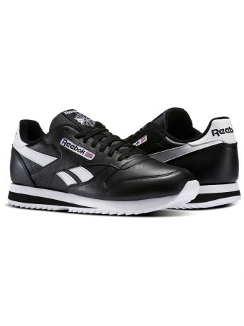 Кроссовки Reebok Кроссовки CL LEATHER RIPPLE L BLK/WHT