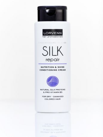 Кондиционеры для волос Lorvenn Реструктурирующий крем-кондиционер для сухих, поврежденных, окрашенных волос Silk Repair, 300мл
