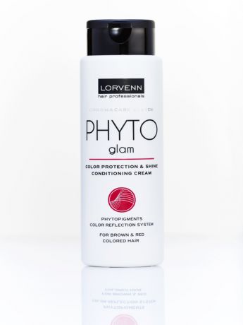 Кондиционеры для волос Lorvenn Крем-кондиционер для волос окрашенных в коричневый и красный цвет Phyto Glam, 300мл