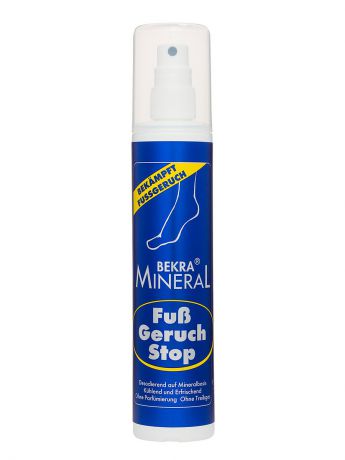Дезодоранты Bekra Mineral Минеральный дезодорант спрей для ног Fuss-Geruch-Stop, 150 мл
