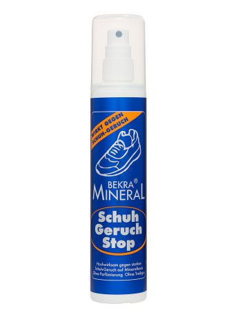 Дезодоранты Bekra Mineral Минеральный дезодорант спрей для обуви Schuh-Geruch-Stop, 150 мл