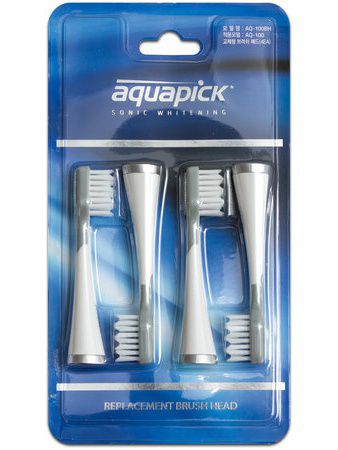 Насадки для электрических зубных щеток Aquapick Насадки для электрической зубной щетки AQ-100BH,4шт .,Aquapick