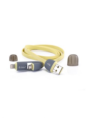 Кабели Liberty Project Дата USB кабель передачи данных 2 в 1 разъем Apple 8 pin/Micro USB (ZTLSUSB2IN1BY)