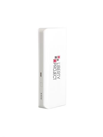 Внешние аккумуляторы Liberty Project Внешний АКБ "LP" 10000 мАч Li-ion 2 USB выхода 1А + 2,1А (белый/коробка)