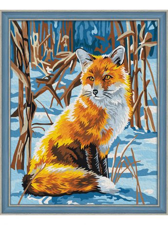 Наборы для рисования Мосфа Картина по номерам "Лисица на снегу" 7С-0078
