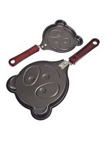 Сковороды KONONO Мини-сковорода а/п угл сталь, d13,5см, "Забавные животные", 2 дизайна