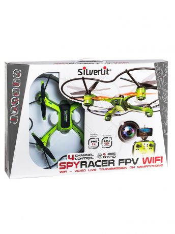 Радиоуправляемые игрушки Silverlit Квадрокоптер  Спай Рэйсер WiFi 31см