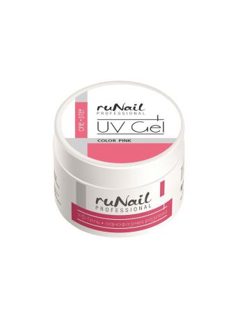 Гель-лаки RuNail Professional Однофазный УФ-гель розовый, 15 г