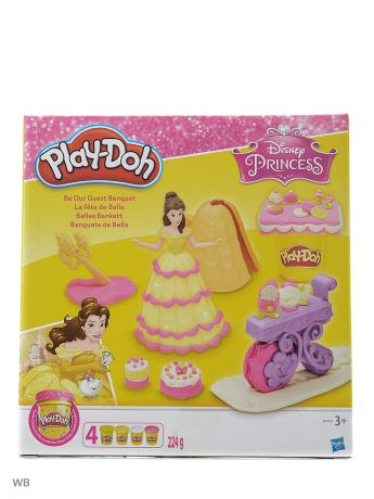 Наборы для лепки PLAY-DOH Play-doh игровой набор банкет белль