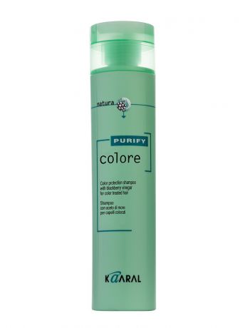 Шампуни Kaaral Purify Шампунь для окрашенных волос на основе фруктовых кислот ежевики Colore Shampoo 250мл.