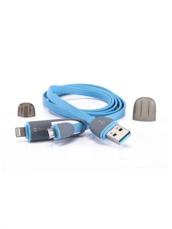 Кабели Liberty Project Дата USB кабель передачи данных 2 в 1 разъем Apple 8 pin/Micro USB (ZTLSUSB2IN1BB)