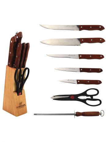 Ножи кухонные BOHMANN Набор ножей с подставкой 8 предметов