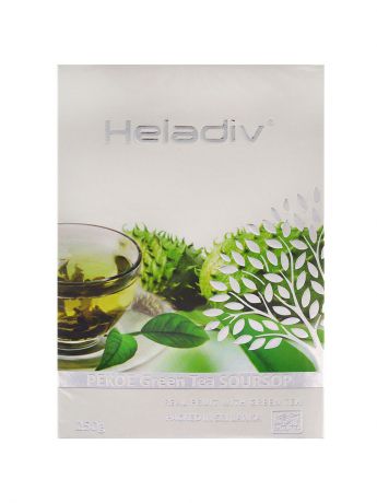 Чай Heladiv Чай зеленый листовой HELADIV SOURSOP GREEN TEA  250г.