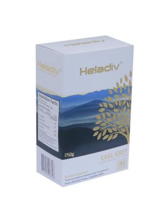 Чай Heladiv Чай черный листовой HELADIV EARL GREY PEKOE 250г.