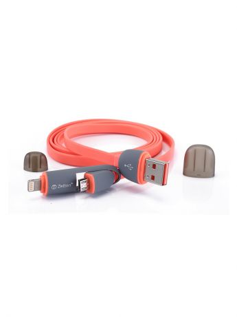 Кабели Liberty Project Дата USB кабель передачи данных 2 в 1 разъем Apple 8 pin/Micro USB (ZTLSUSB2IN1BR)