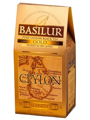 Чай Basilur Чай черный Basilur Ceylon Gold, 200 гр.