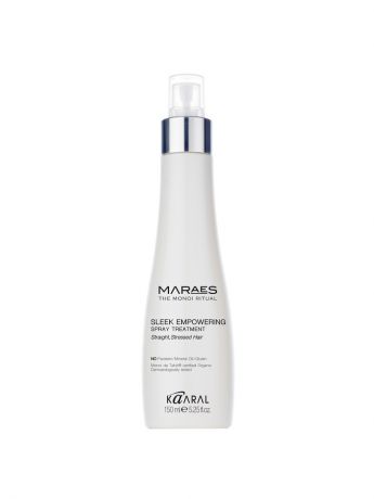 Спреи Kaaral Maraes Несмываемый спрей для прямых поврежденных волос Sleek Empowering Spray Treatment 150мл.