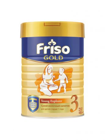 Заменители грудного молока Friso Напиток сухой молочный Friso Gold 3, с 12 месяцев, 400г