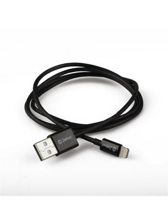 Кабели Liberty Project Дата USB кабель передачи данных Zetton MFi разъем Apple 8 pin черный (ZTUSBMFI1A8)