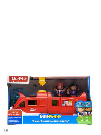 Машинки Mattel Little People Поезд "Вежливые пассажиры"