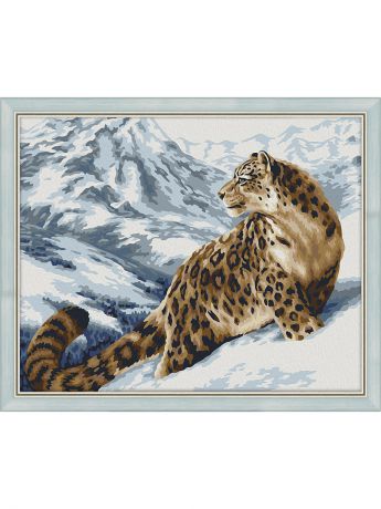 Наборы для рисования Мосфа Картина по номерам "Снежный барс" 7C-0170