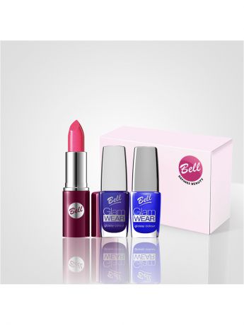 Наборы декоративной косметики Bell Набор декоративной косметики 520+514, lipstick classic5