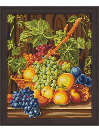Наборы для рисования Мосфа Картина по номерам "Сочный виноград" 7C-0263