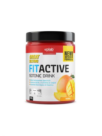 Витаминные комплексы VPLAB Витаминный комплекс FitActive Isotonic Drink (манго) 500 г