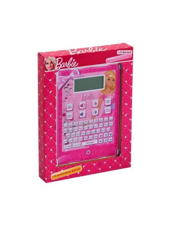 Детские компьютеры Barbie Обучающий планшет русско-английский,120 функции, BARBIE , вертикальный.