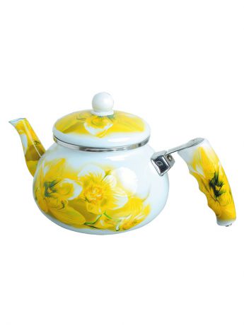 Чайники для плиты BOHMANN Чайник эмалированный с цветочками 2л.