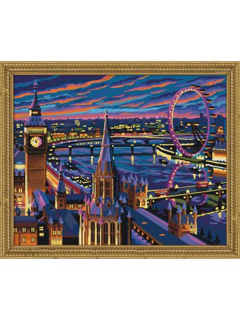 Наборы для рисования Мосфа Картина по номерам "Ночной Лондон" 7C-0204