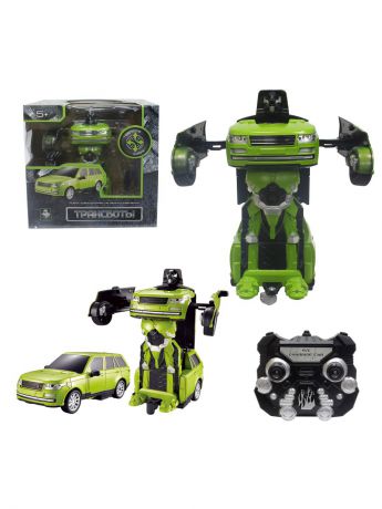 Роботы 1Toy Робот на р/у 2,4GHz, трансформирующийся в джип, зелёный