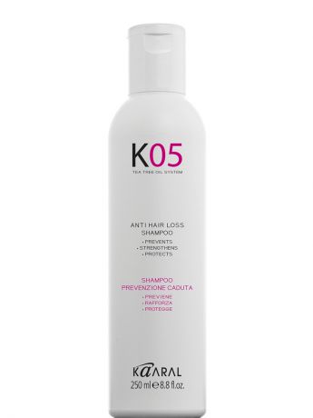 Шампуни Kaaral К05 Шампунь для профилактики выпадения волос Anti Hair Loss Shampoo 250мл.