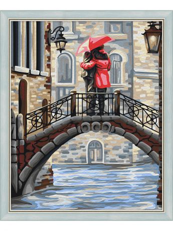 Наборы для рисования Мосфа Картина по номерам "Свидание на мосту" 7C-0226