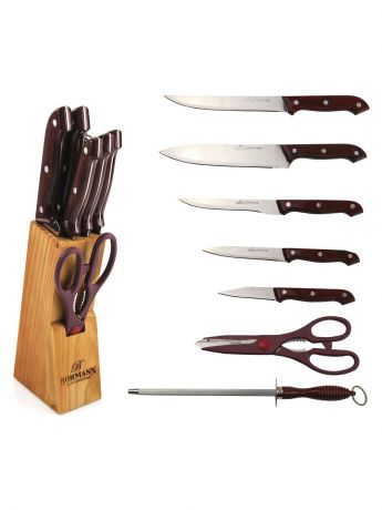 Ножи кухонные BOHMANN Набор ножей с подставкой