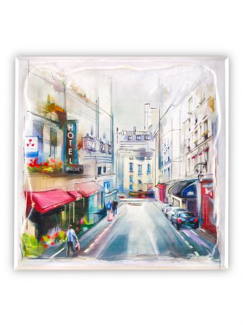 Картины moderni Панно декоративное 30х30 см, "Парижская улочка"