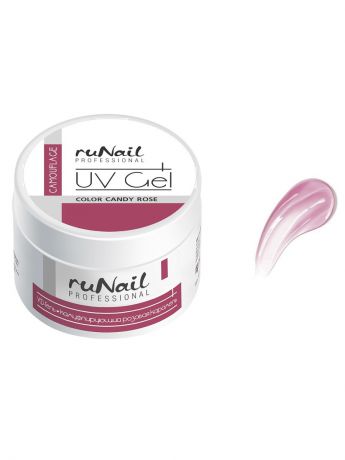 Гели для моделирования ногтей RuNail Professional Камуфлирующий УФ-гель (цвет: Розовая карамель, Candy Rose), 15 гRuNail Professional 921
