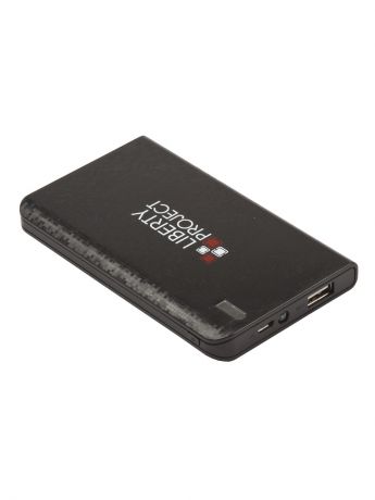 Внешние аккумуляторы Liberty Project Внешний АКБ "LP" 6000 мАч Li-Pol USB выход 2,1А (черный)