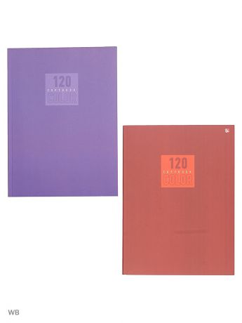 Тетради Канц-Эксмо Комплект тетрадей, 2 штуки, А4, 120 л, клетка, 2 дизайна, Стиль и цвет 2 КОМПЛЕКТЫ