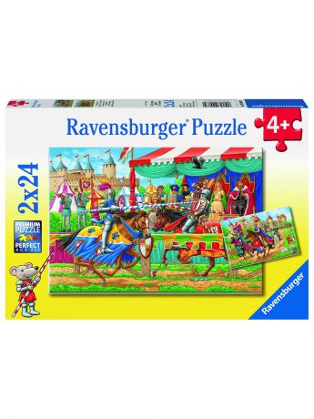 Пазлы Ravensburger Пазл Рыцари, 2х24шт