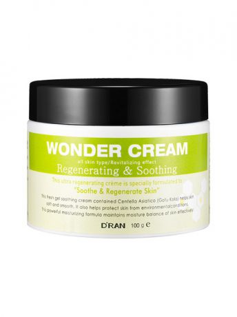 Кремы D RAN Регенерирующий Успокаивающий Крем Regenerating & Soothing Wonder Cream. 100g
