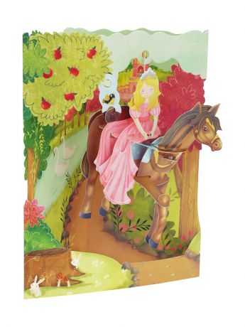 Открытки Даринчи Объемная открытка  "Принцесса"