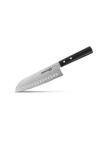 Ножи кухонные Samura Нож кухонный "Samura 67" Сантоку 175 мм, AUS-8, ABS пластик