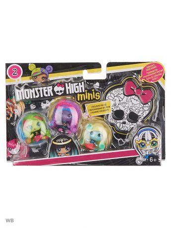 Фигурки-игрушки Monster High Мини фигурки в ассортименте 3 шт.