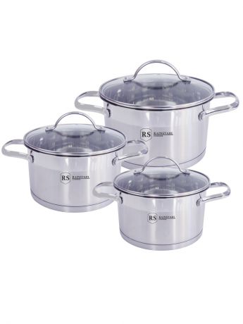 Наборы посуды для приготовления RAINSTAHL Набор посуды 1,8л/2,5л/3,4л.