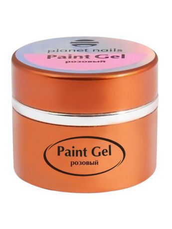 Гель-лаки Planet Nails Гель-краска без липкого слоя Planet Nails - Paint Gel розовая 5г