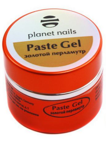 Гель-лаки Planet Nails Гель-паста Planet Nails золотой перламутр 5г