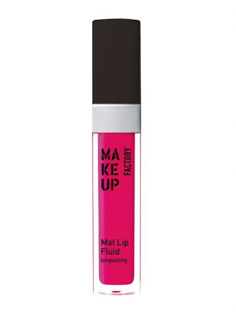 Блески Make up factory Матовый устойчивый блеск-флюид Mat Lip Fluid longlasting №45, оттенок ультра-розовый