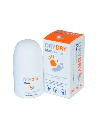 Дезодоранты DRY DRY Парфюмированное средство/антиперспирант для мужчин DRY DRY Man Roll-on 50мл